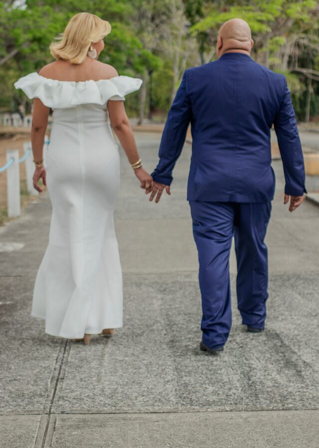 Carte postale de mariage personnalisée avec photo